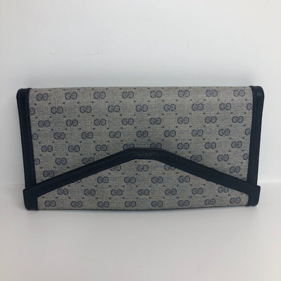 Gucci Grey Long Wallet (Gently Used) - Picture 2 of 14